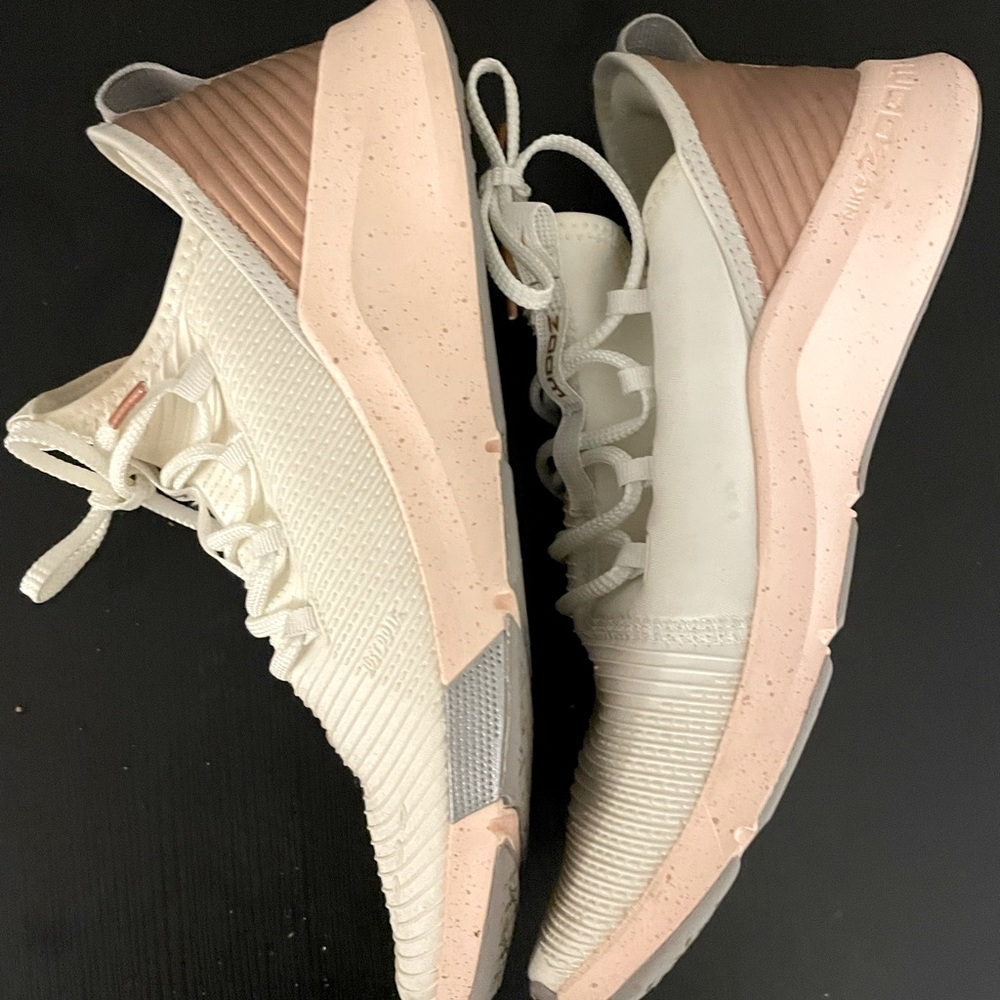 Nike Air Zoom Elevate White and Rose Gold.